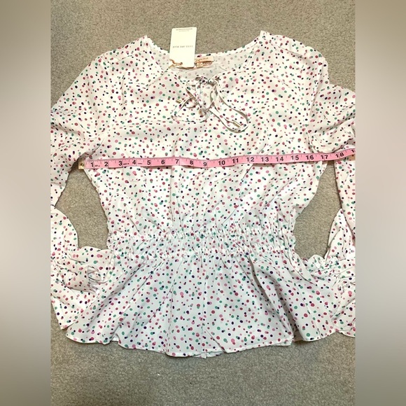 NWT Skies Are Blue Polka Dot Top Blouse Women XS - Picture 7 of 7